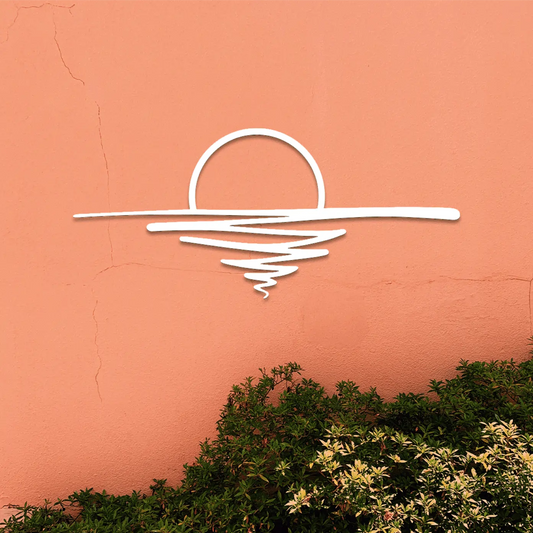 Escultura de Parede | O Por do Sol